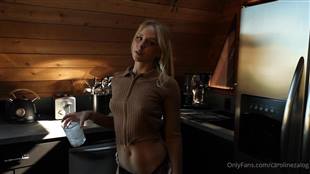 Caroline Zalog Strip to Lingerie Onlyfans