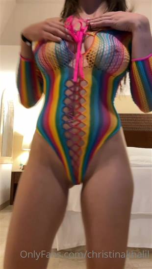 Christina Khalil Sexy Lingerie Onlyfans