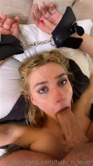 halli_n_lover Handcuffed Blowjob Onlyfans