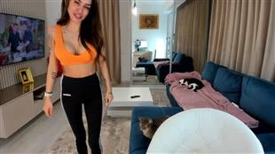addictive_t Gym Outfit Boobs Flash mfc