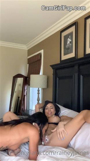 RaineyJames Cream Pussy Eat GirlGirl Onlyfans